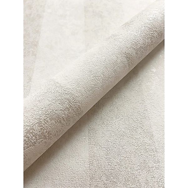 Newroom Vliestapete Saliba Creme Streifen Modern FSC® günstig online kaufen