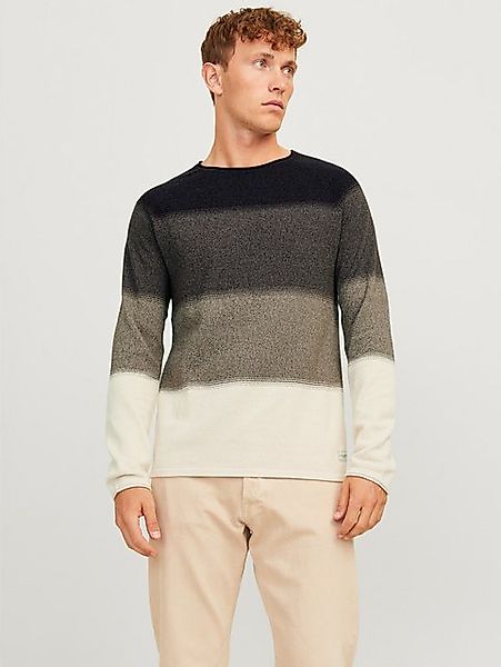 Jack & Jones Rundhalspullover JJEHILL KNIT CREW NECK NOOS aus Strukturstric günstig online kaufen