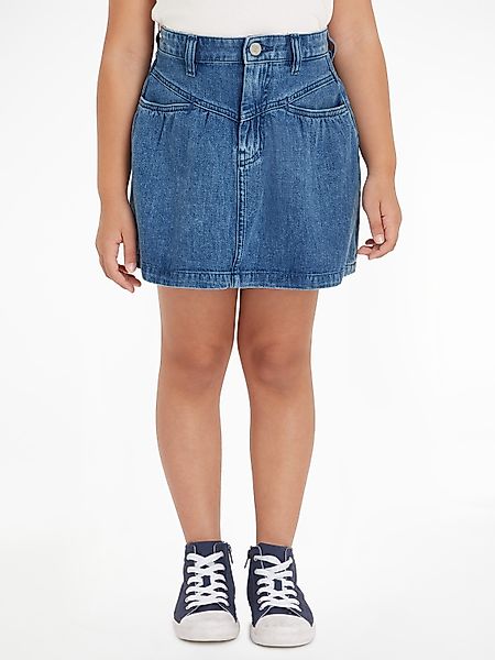 Tommy Hilfiger A-Linien-Rock DENIM FRONT YOKE günstig online kaufen