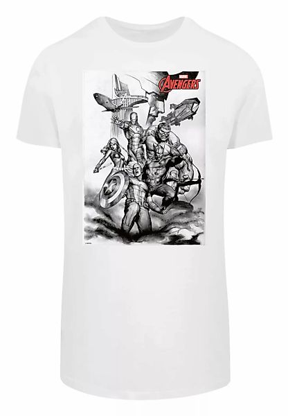 F4NT4STIC T-Shirt "Marvel Superhelden Avengers Assemble Team Sketch", Print günstig online kaufen