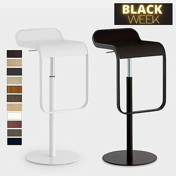 lapalma LEM Barhocker | Gestell schwarz oder weiß | Konfigurator günstig online kaufen