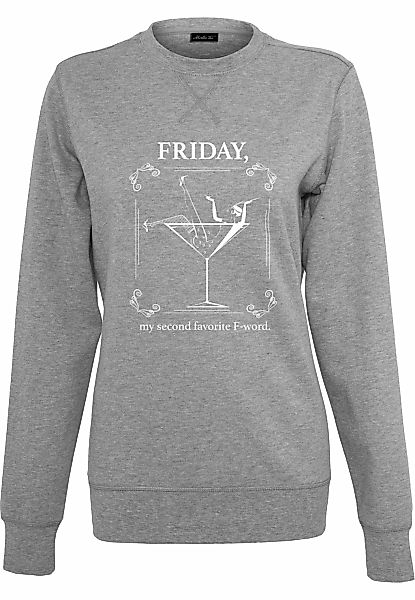 MisterTee Sweatshirt "MisterTee Damen Ladies F-Word Crewneck", 1 Stk. günstig online kaufen