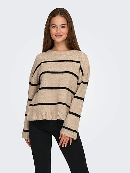 ONLY Strickpullover "ONLOXFORD LIFE LS STRIPE O-NECK KNT" günstig online kaufen