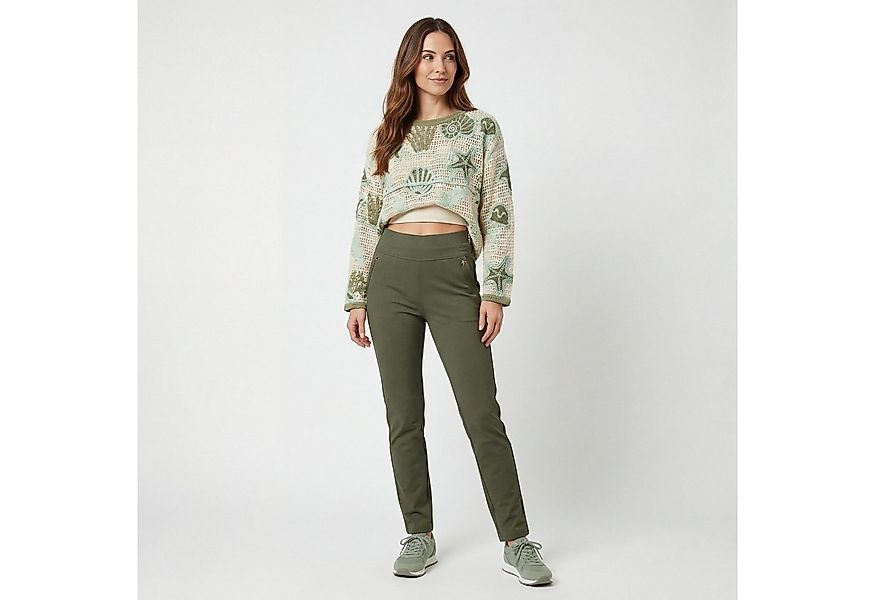 Aurela Damenmode Stretch-Hose Damen Leggings Schlupfhose mit Komfort Bund H günstig online kaufen