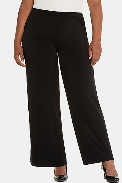 Ulla Popken Funktionshose Jerseyhose weites Bein günstig online kaufen