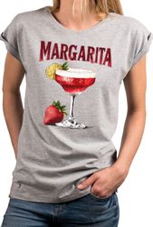MAKAYA T-Shirt Minimalistisches Damen-Top mit Feder günstig online kaufen
