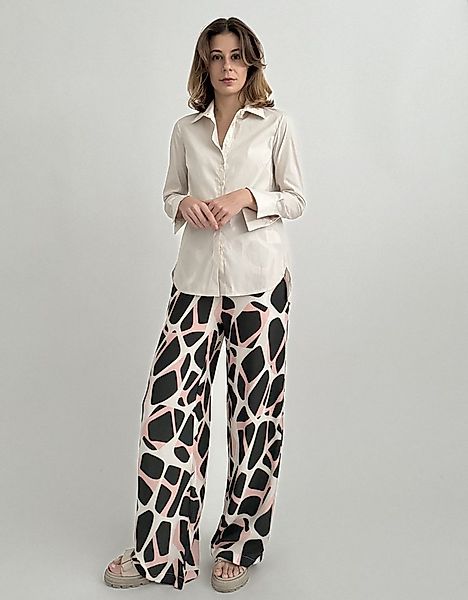 Zuckerwatte Palazzohose moderne Printhose aus fließender Viskose günstig online kaufen