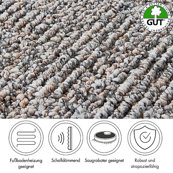 Andiamo Teppichboden "Patras, Strukturschlinge, Gesamthöhe 8,5 mm, Made in günstig online kaufen