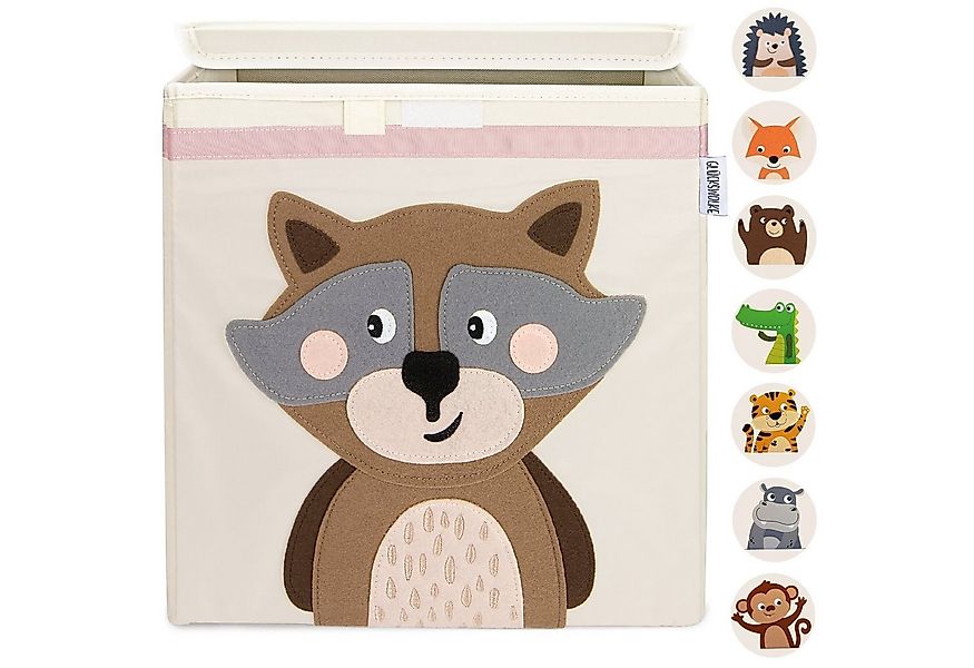 GLÜCKSWOLKE Aufbewahrungsbox Kinder - 15 Motive I Spielzeugkiste mit Deckel günstig online kaufen