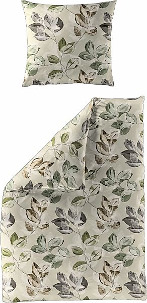 BIERBAUM Bettwäsche "4136" 2 Stk. Biber, 100 % Baumwolle, pflegeleicht, kus günstig online kaufen