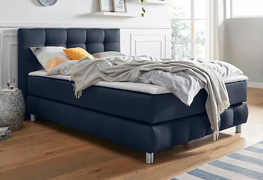 andas Boxspringbett "Salo" incl. Topper, 6 Breiten, 2 Härtegrade, TFK auch günstig online kaufen