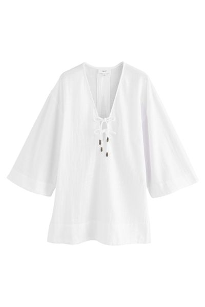 Next Strandkleid Strandkaftan aus 100 % Baumwolle günstig online kaufen