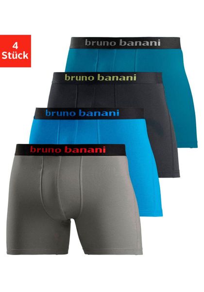 Bruno Banani Boxer "Boxershorts für Herren" Packung, 4 Stk. tlg., mit länge günstig online kaufen