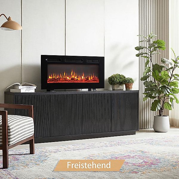 Balderia Elektrischer-Kamin B/H/T: ca. 92x43x14,3 cm günstig online kaufen