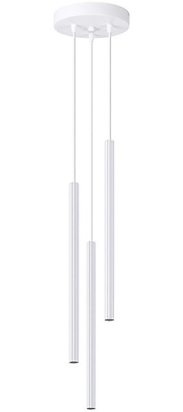 SOLLUX lighting Pendelleuchte »Pendelleuchte ARCHE 3P Weiß«, 3 flammig, Leu günstig online kaufen