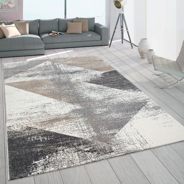 Paco Home Teppich "Mero 102" rechteckig 16 mm Höhe Kurzflor, modernes Desig günstig online kaufen