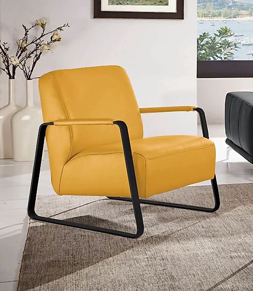 W.SCHILLIG Cocktailsessel "quadroo Loungesessel,", mit bezogenen Armlehnen, günstig online kaufen