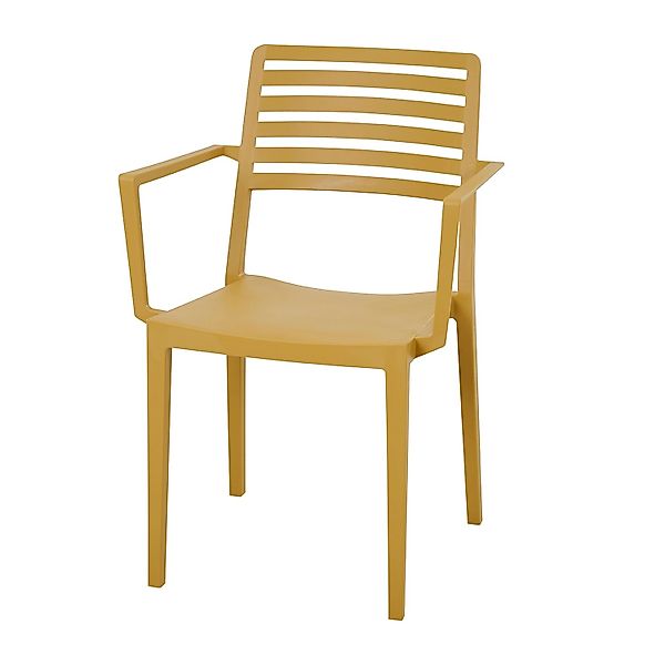 Siena Garden Stapelsessel Alley Mustard Glasfaserverstärkt 80 x 57 x 56 cm günstig online kaufen