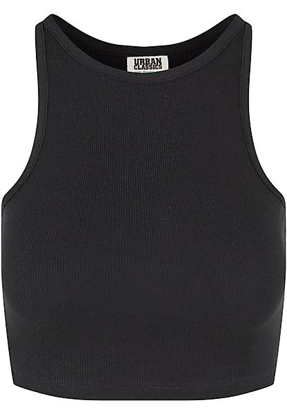 URBAN CLASSICS Muskelshirt "Urban Classics Damen Ladies Organic Cropped Rib günstig online kaufen