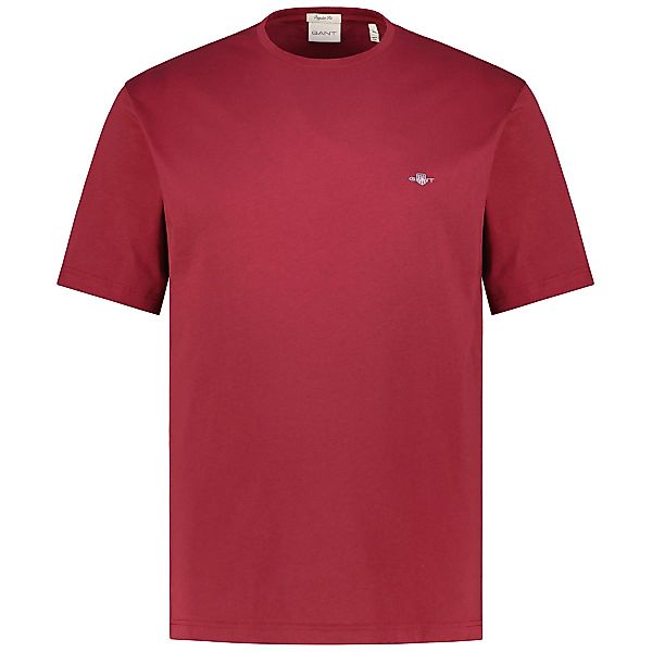 Gant T-Shirt aus Baumwolle Farbe dunkelrot Größe: 5XL günstig online kaufen