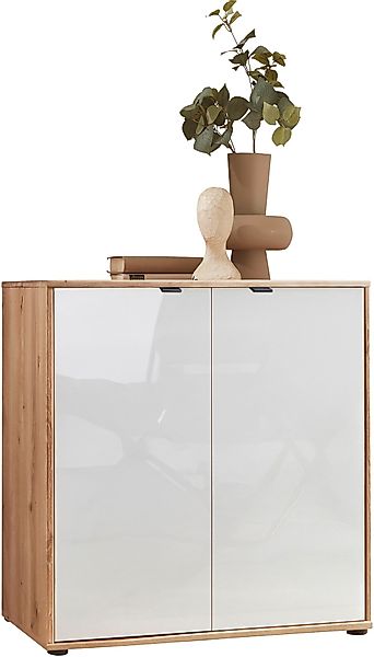 WIEMANN Kommode "Cardiff Sideboard, Wäscheschrank, teilmassiv Bianco-Eiche, günstig online kaufen