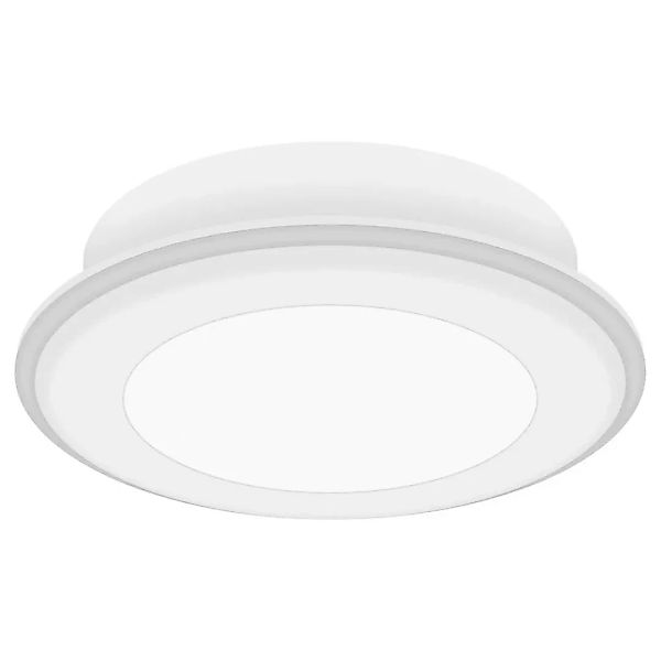LED Deckeneinbauleuchte Elkton in Weiß 800lm 145 mm günstig online kaufen