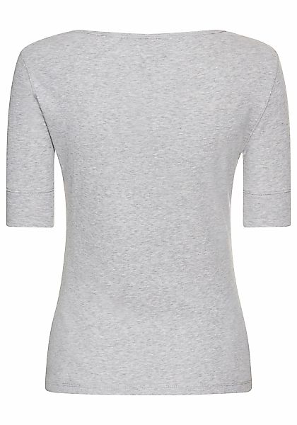 BOSS ORANGE Henleyshirt "Espen Premium Damenmode", mit Knopfleiste am V-Aus günstig online kaufen