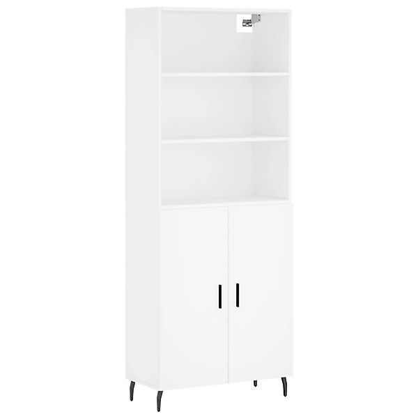 vidaXL Highboard Weiß 69,5x34x180 cm Holzwerkstoff 3189269 günstig online kaufen