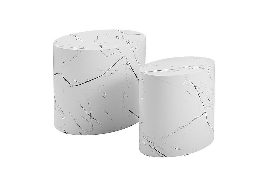 riess-ambiente Beistelltisch DICE 55cm weiß · overaler Wohnzimmertisch in M günstig online kaufen