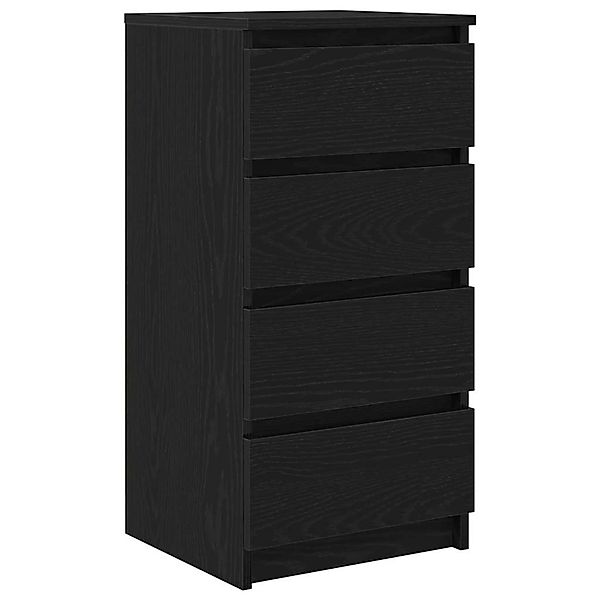 vidaXL Sideboard Schwarz Eichen-Optik 37,5x35x76 cm Holzwerkstoff 861752 günstig online kaufen