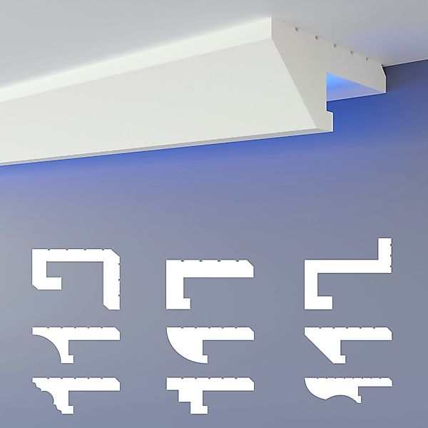 HEXIMO Eckprofil HLED 12 (LED Schattenfugenprofil günstig online kaufen