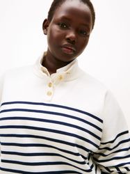 Tommy Hilfiger Curve Stehkragenpullover CRV CO günstig online kaufen