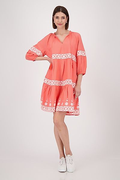 Monari Midikleid Kleid Stickerei Mit Rundhalsausschnitt günstig online kaufen