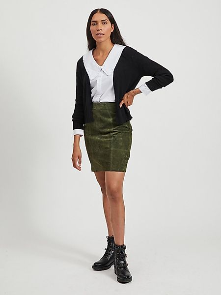 Vila Cardigan Kurzer Feinstrick Cardigan Weiche günstig online kaufen