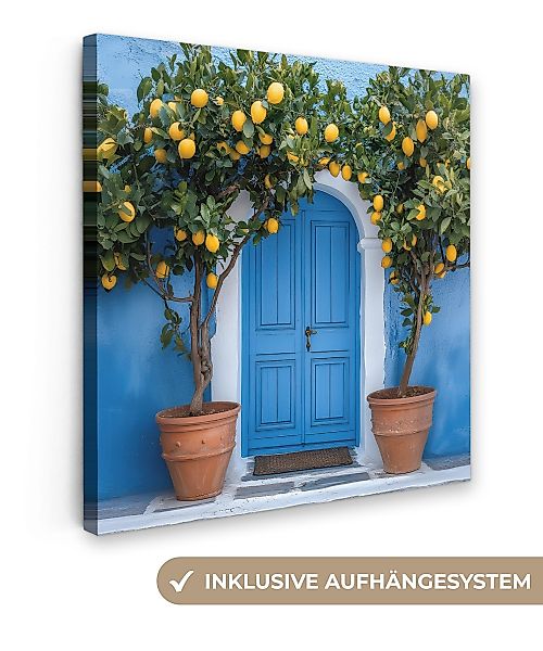 OneMillionCanvasses® Leinwandbild Zitronenbäume - Gelb - günstig online kaufen