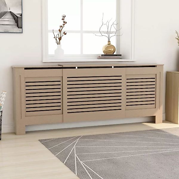vidaXL Heizungsverkleidung, MDF Heizkörperabdeckung 205 cm günstig online kaufen