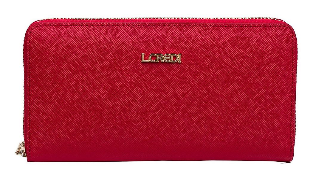 L. CREDI Geldbörse Zip Around Wallet, mit RFID-Blocker Schutz günstig online kaufen