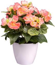 Creativ green Kunstblume "Begonie" mit farbenfrohen Blüten günstig online kaufen