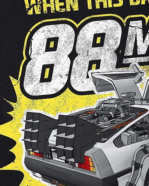 style3 T-Shirt 88mph delorean zukunft delorean günstig online kaufen