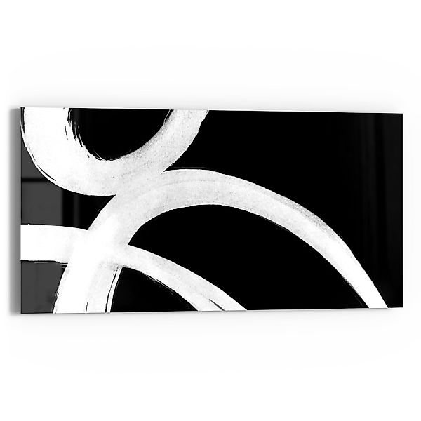 DEQORI Glasbild 'Schwarze Eleganz', 'Schwarze Eleganz', günstig online kaufen