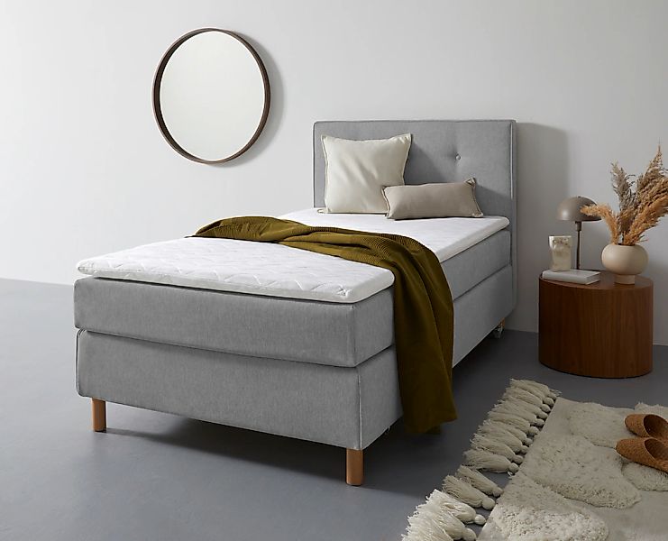 Home affaire Boxspringbett "Heimatblick 100x200cm beliebig erweiterbar zu D günstig online kaufen