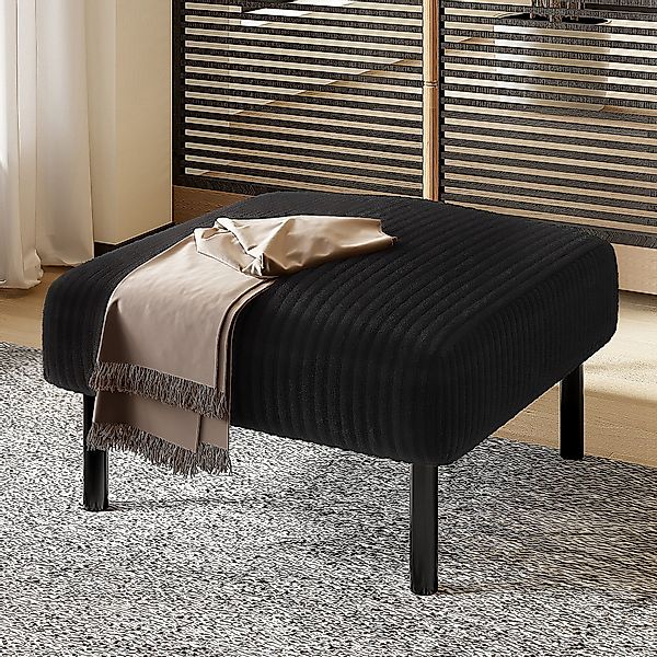 STILVORA Wohnzimmer-Set aus Cordstoff,Hocker Fußbank mit günstig online kaufen