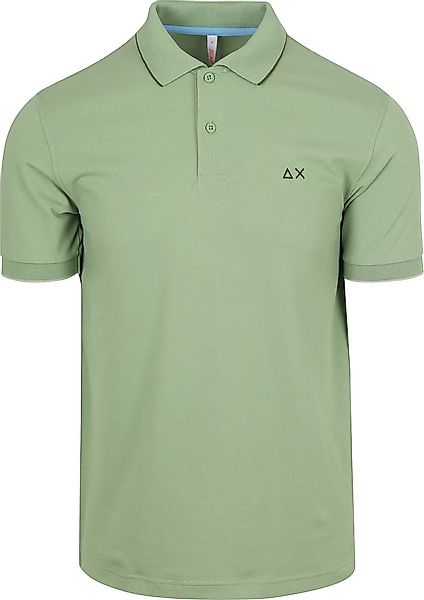 Sun68 Poloshirt Small Stripe Collar Hellgrün - Größe XL günstig online kaufen
