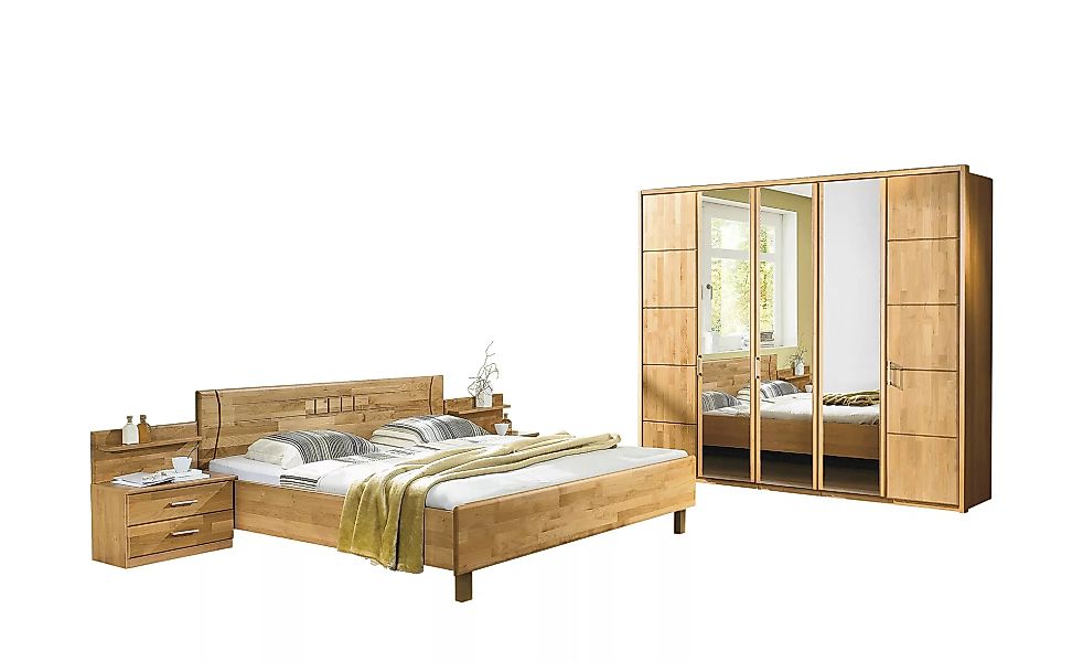 Woodford Komplett-Schlafzimmer 3-teilig  Belisa - holzfarben - 256 cm - 216 günstig online kaufen