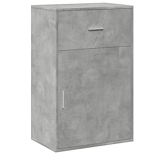 vidaXL Beistellschrank Beistellschrank Betongrau 56,5x39x90 cm Holzwerkstof günstig online kaufen
