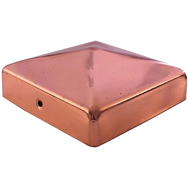 Holmwerk Pfostenkappe Kupfer 101 mm Pyramide Abdeckkappe 10x10cm günstig online kaufen