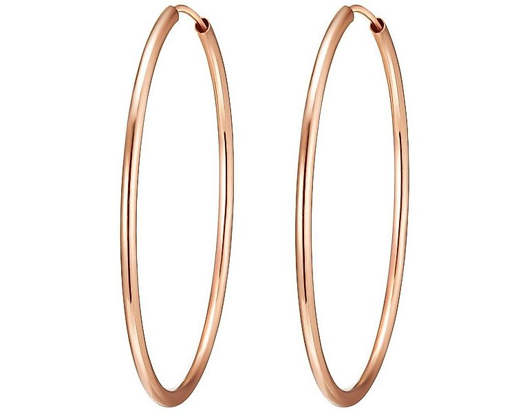 Rafaela Donata Paar Creolen roségold, aus Sterling Silber günstig online kaufen