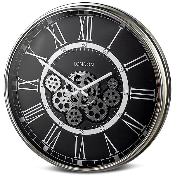 formano Wanduhr Schwarz, Durchmesser 54 cm günstig online kaufen