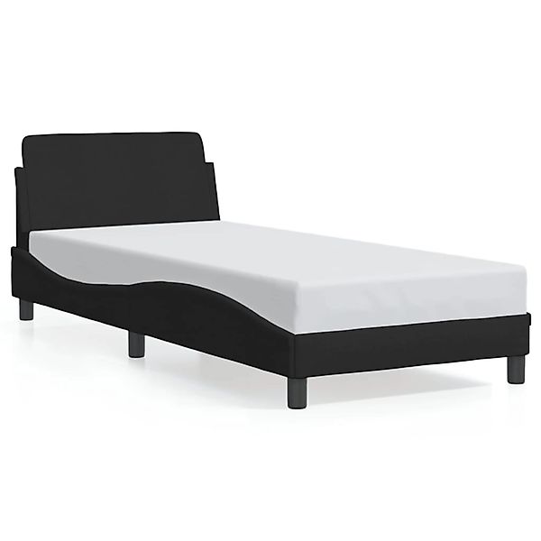 vidaXL Bettgestell mit Kopfteil Hellgrau 90x190 cm Stoff Modell 91956416 günstig online kaufen