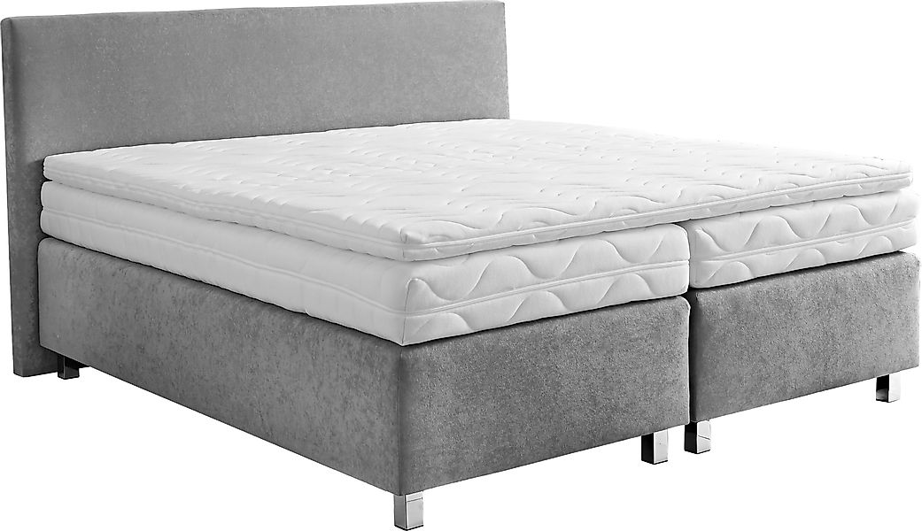 Westfalia Schlafkomfort Boxspringbett, Verchromte Metallfüße, die günstig online kaufen